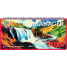 Kalendarz biurkowy TELEGRAPH MANAGER 320 x 150 mm, dwustronny, 56 stron, spirala, papier kredowany 150g