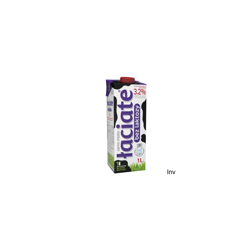Mleko ŁACIATE UHT bez laktozy 3.2% 1l