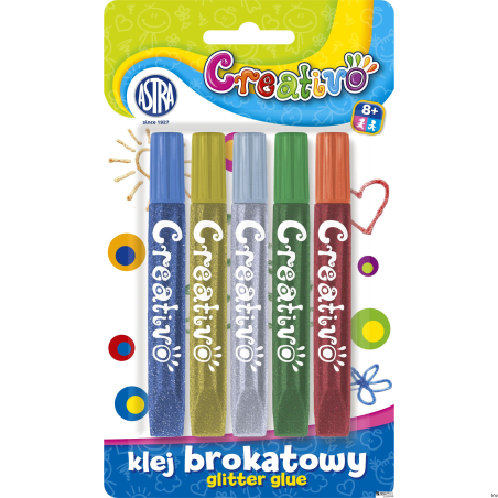 Astra Klej brokatowy 5 sztuk