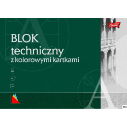 Blok techniczny A3 10 kartek kolor UNIPAP St.Majewski