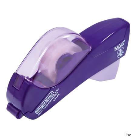 Automatyczny podajnik do taśmy Eagle T5165AB fioletowy z rolkami 19x33 mm i 12x33 mm