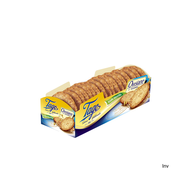 Ciasteczka owsiane TAGO DE LUX 210 g oblane czekoladą