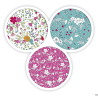 Kołonotatnik A5 60 kartek kratka tagi floral Oxford