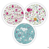 Kołonotatnik A5 60 kartek kratka tagi floral Oxford