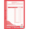 Arkusz spisu z natury A4, 48 kartek wielokopia, DOTTS