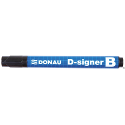 Marker Donau suchościeralny czarny, okrągła końcówka 4 mm, długość linii 200 m