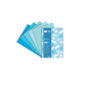 Blok Happy Color Deco A4, 170g, 20 arkuszy, 5 odcieni niebieskich