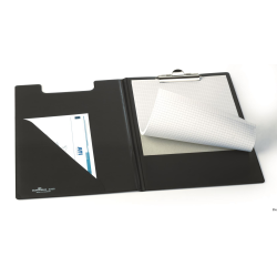 Clipboard Durable 2355-01 czarny z kieszeniami na dokumenty