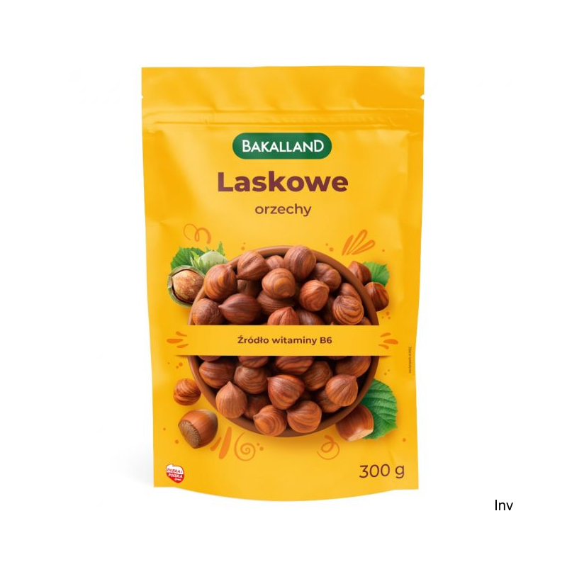 Orzechy laskowe 300g Bakalland - zdrowa przekąska do biura
