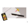 Zakładki indeksujące Post-It 3M z nadrukiem ręki i ołówka, żółto-czerwone, 25,4x43,2mm, 50 sztuk