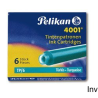 Naboje atramentowe Pelikan krótkie turkusowe TP/6, 6 sztuk