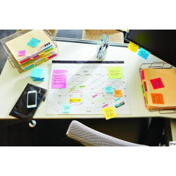 Zakładki indeksujące Post-It 3M, 12x43mm, 5x20 sztuk, mix kolorów, folia PP
