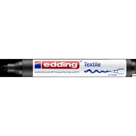 Edding Marker do tkanin 4500 czarny