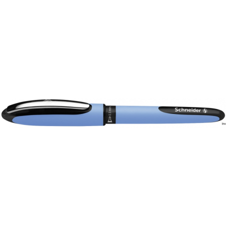 Pióro kulkowe Schneider One Hybrid N 03 czarne, końcówka hybrydowa, tusz wodoodporny, grubość linii 0,3 mm