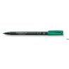 Foliopis permanentny M 317 zielony Staedtler Lumocolor S317-5, zestaw 4 sztuk w etui