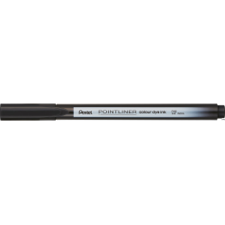 Cienkopis PENTEL Pointliner Colour S40-A czarny tusz na bazie wody