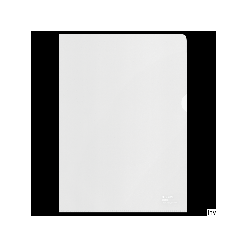 Folder groszkowy Esselte Recycled Premium PP 100 mic. A4 opakowanie 100 sztuk