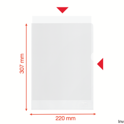 Folder groszkowy Esselte Recycled Premium PP 100 mic. A4 opakowanie 100 sztuk