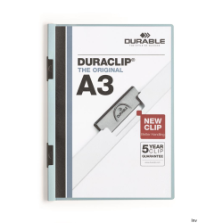 Skoroszyt A3 60 kartek niebieski DURACLIP Durable