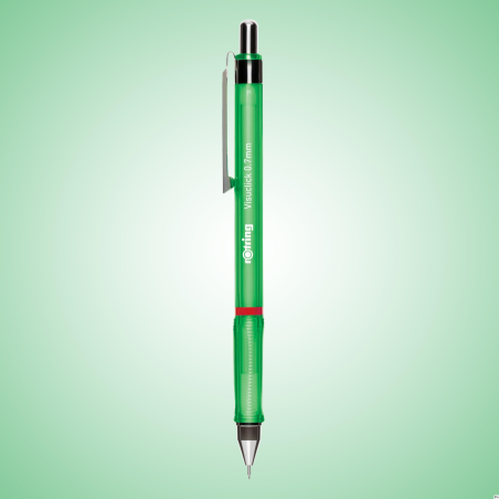 Ołówek automatyczny 2B 0,7 mm zielony Rotring Visuclick, opakowanie 12 sztuk