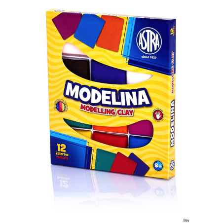 Modelina Astra 12 kolorów 304110001 do kreatywnego tworzenia dla dzieci i dorosłych