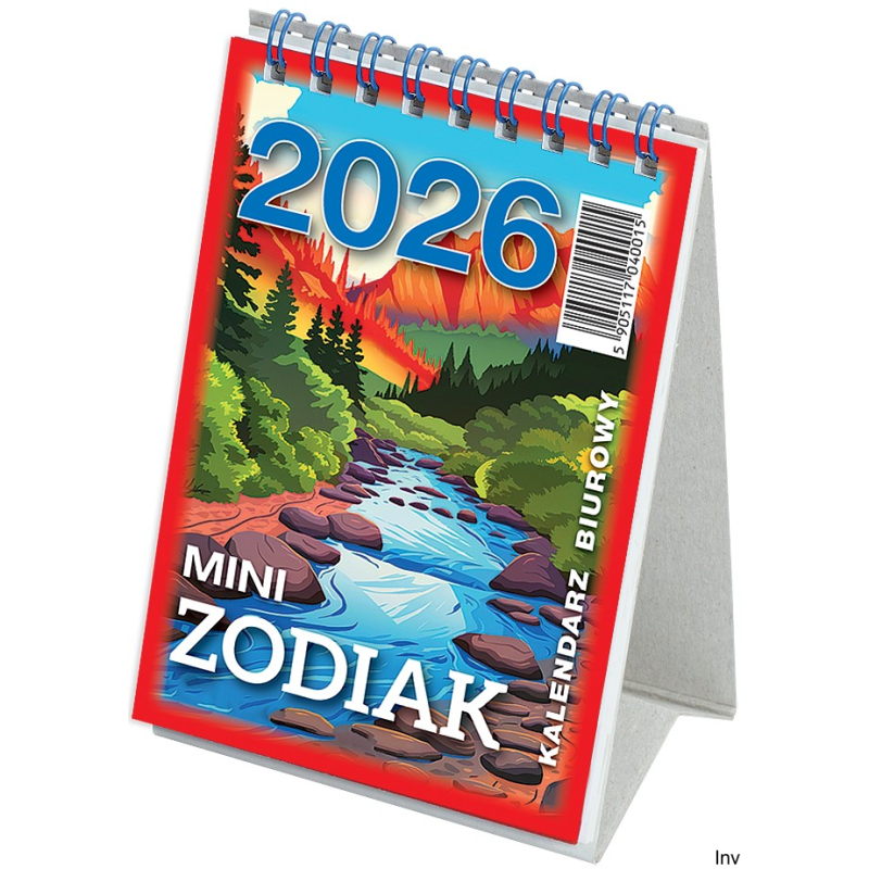 Kalendarz biurowy MINI ZODIAK 2026 TELEGRAPH