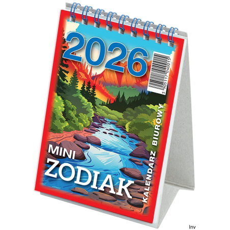 Kalendarz biurowy MINI ZODIAK 2026 TELEGRAPH