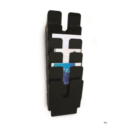 Pojemnik Durable Flexiplus 6 A4 pionowy czarny