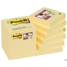 Post-It 3M Bloczek samoprzylepny Super Sticky 46,7x46,7 mm, żółty, 12x90 sztuk
