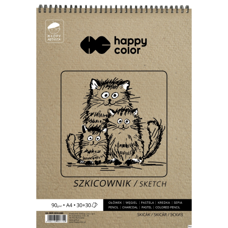 Szkicownik na spirali Staedtler MŁODY ARTYSTA A4 60 arkuszy 80/90g