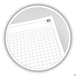 Kołonotatnik A5 80 kartek kratka Oxford Meetingbook z gumką, polipropylenowa okładka, papier Optik 80 g/m2