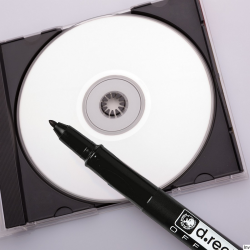 Marker D.Rect CD LT 1.0 czarny do opisywania płyt i plastiku 102071 Leviatan