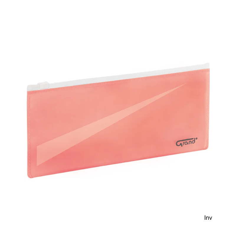 Teczka kopertowa czerwona 240x118mm z zamkiem strunowym Grand GR-P053