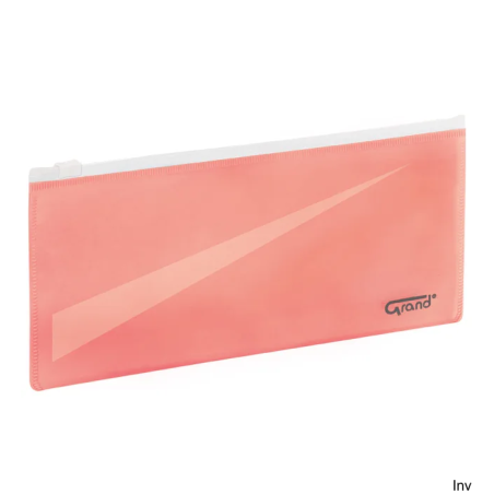 Teczka kopertowa czerwona 240x118mm z zamkiem strunowym Grand GR-P053