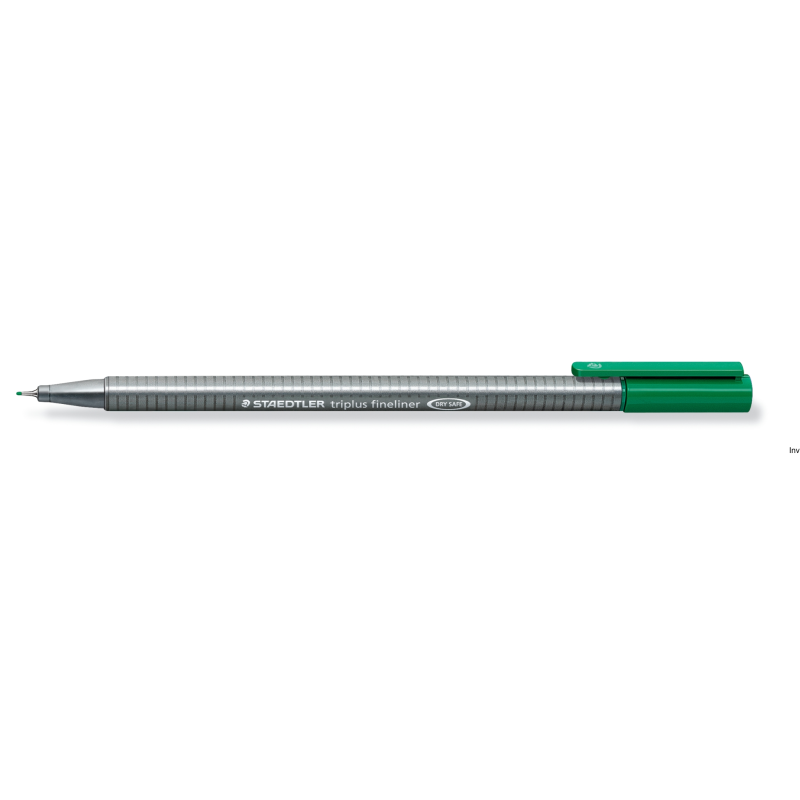 Cienkopis Staedtler Triplus Fineliner zielony 0,3 mm z metalową obudową