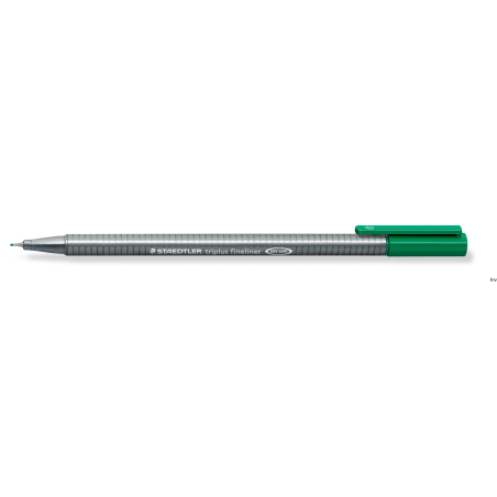Cienkopis Staedtler Triplus Fineliner zielony 0,3 mm z metalową obudową