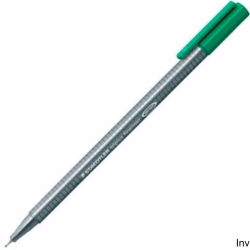 Cienkopis Staedtler Triplus Fineliner zielony 0,3 mm z metalową obudową
