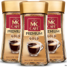 Kawa rozpuszczalna MK Cafe Premium 175 g 100% Arabika z aromatem ciemnej czekolady, migdałów i pomarańczy