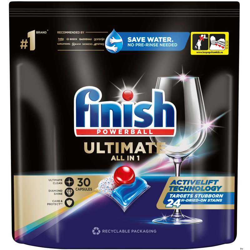 FINISH Tabletki do zmywarki ULTIMATE Regularny 30 sztuk