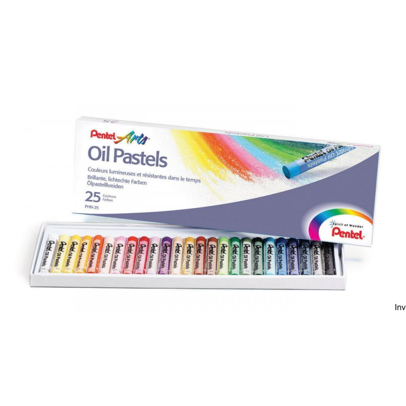 Pastele olejne 25 kolorów Pentel