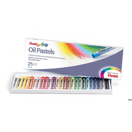 Pastele olejne 25 kolorów Pentel
