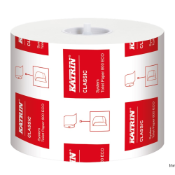 Papier toaletowy Katrin CLASSIC ECO 2-warstwowy, 800 arkuszy, duże rolki, opakowanie 36 sztuk