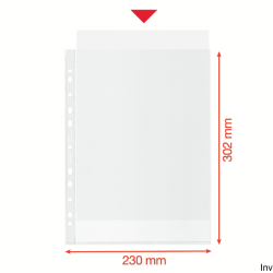 Koszulka groszkowa A4 100 mic. 50 sztuk Recycled Premium PP Esselte