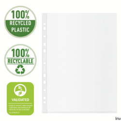 Koszulka groszkowa A4 100 mic. 50 sztuk Recycled Premium PP Esselte