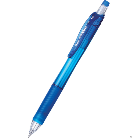 Ołówek automatyczny 0,5 mm niebieski Pentel ENERGIZE PL105 z wymienną gumką i ekologicznymi wkładami