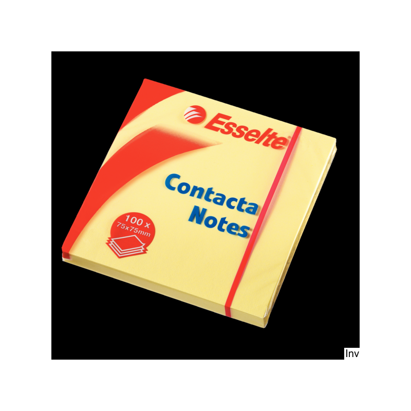 Bloczki samoprzylepne Esselte 75x75 mm żółte 100 sztuk