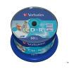 Verbatim Płyta CD-R 700MB 52x (50 sztuk) nadruk AZO Printable