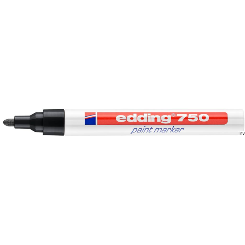 Edding marker lakierowy 2-4 mm czarny końcówka okrągła 750