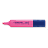 Zakreślacz Staedtler Textsurfer Classic różowy, atrament pigmentowy, 1-5mm, do papieru i kserokopii
