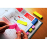 Zakładki indeksujące Post-It 12,7x44,4mm, mix kolorów, 10x50 sztuk, papier, 3M